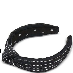 LELE SADOUGHI 
Crystal Pinstripe Slim Knotted Headband Women's Accessory
